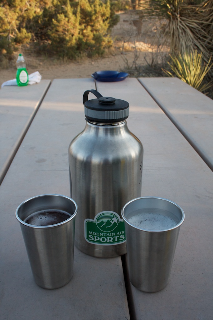 Growler and Pints at Joshua Tree